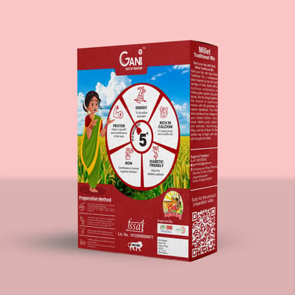 GANI Millet Traditional Mix with No Added Sugar & No Preservatives