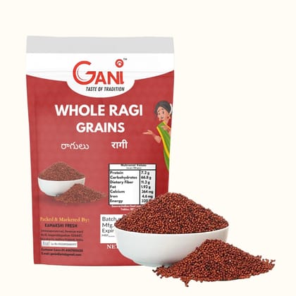 Gani Whole Ragi Grains - Finger Millet - 500 gm