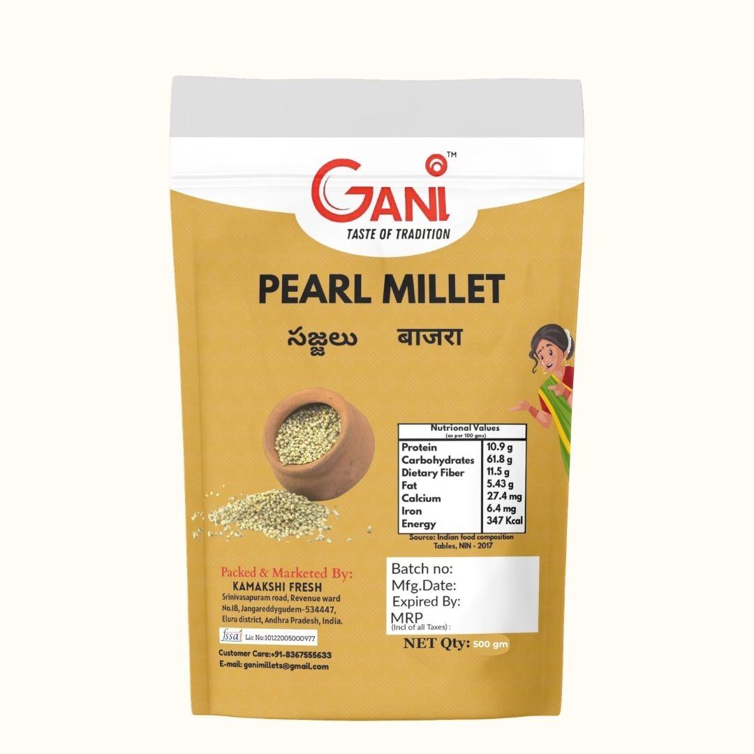 Gani Pearl Millet - Sajjalu - Bajra - 500gm