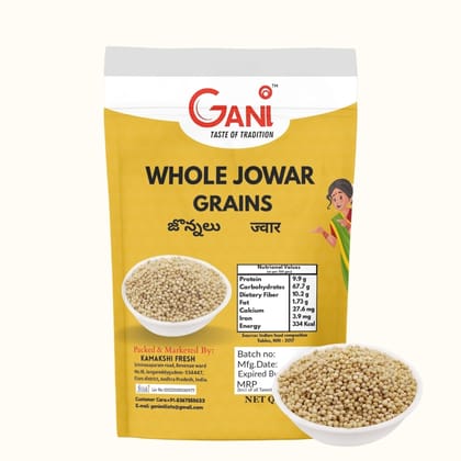 Gani Whole Jowar Grains - 1 kg