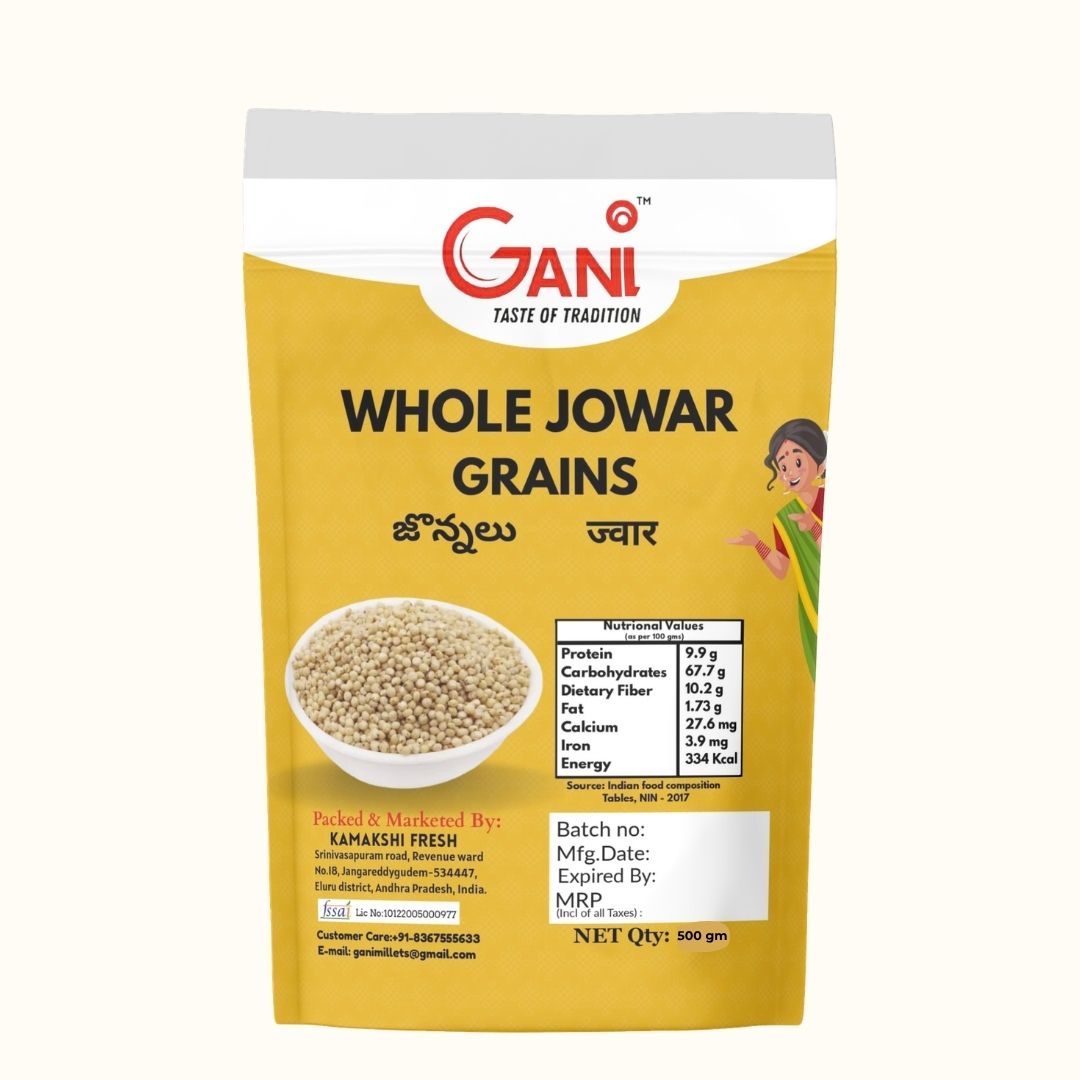 Gani Whole Jowar Grains - 500g
